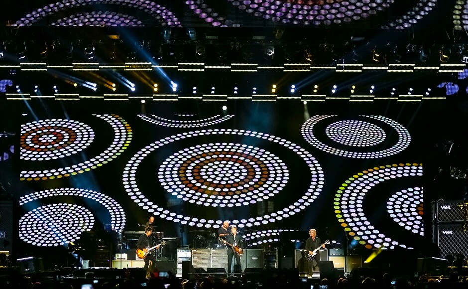 Singer-songwriter Paul McCartney performs on stage at the Prudential Center on Monday, 11 September 2017 in Newark, NJ. Photo by AP Singer-songwriter Paul McCartney performs on stage at the Prudential Center on Monday, 11 September 2017 in Newark, NJ. Photo by AP