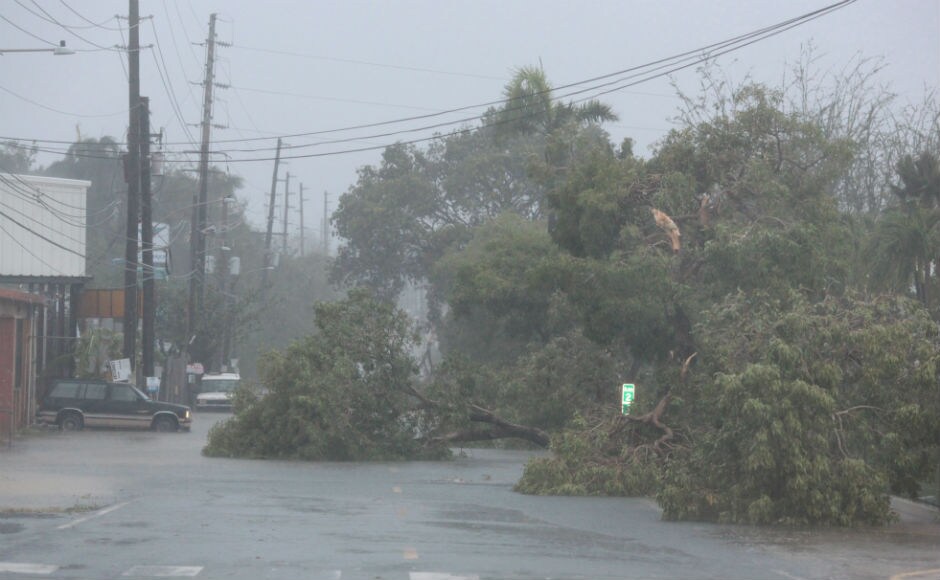 By Wednesday evening, the centre of the storm was about 50 miles (80 kilometres) north of San Juan, Puerto Rico, and heading west-northwest at 16 miles per hour (26 kilometer per hour). Reuters By Wednesday evening, the centre of the storm was about 50 miles (80 kilometres) north of San Juan, Puerto Rico, and heading west-northwest at 16 miles per hour (26 kilometer per hour). Reuters