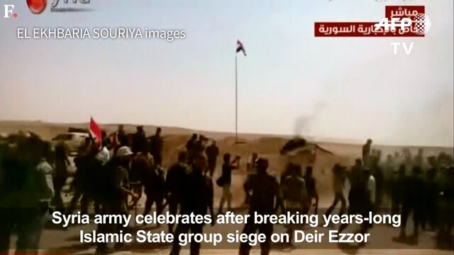 Watch: Syria army breaks years-long IS siege on Deir Ezzor Watch: Syria army breaks years-long IS siege on Deir Ezzor