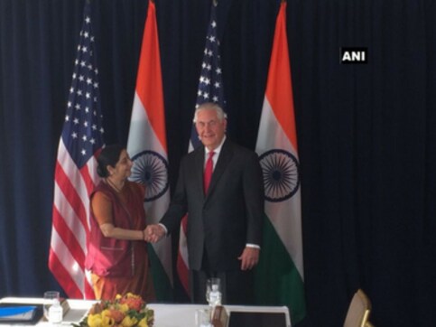 Sushma Swaraj meets Rex Tillerson on sidelines of UNGA session, discusses situation in Indo-Asia Pacific region Sushma Swaraj meets Rex Tillerson on sidelines of UNGA session, discusses situation in Indo-Asia Pacific region