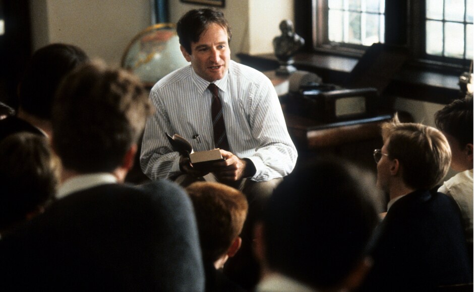There may never be another character as multi layered as Robin WIlliams' John Keating from Dead Poets Society. He made our hearts soar and gave us the courage to break free, and for that we are forever grateful — O Captain My Captain. Image from Getty Images. There may never be another character as multi layered as Robin WIlliams' John Keating from Dead Poets Society. He made our hearts soar and gave us the courage to break free, and for that we are forever grateful — O Captain My Captain. Image from Getty Images.