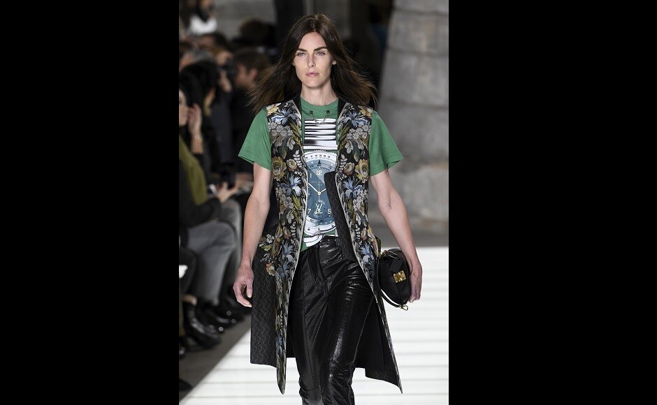 Another look from Vuitton's recent collection in Paris. Image from AFP Louis Vuitton presents collection at Spring/Summer ready-to-wear fashion show in Paris