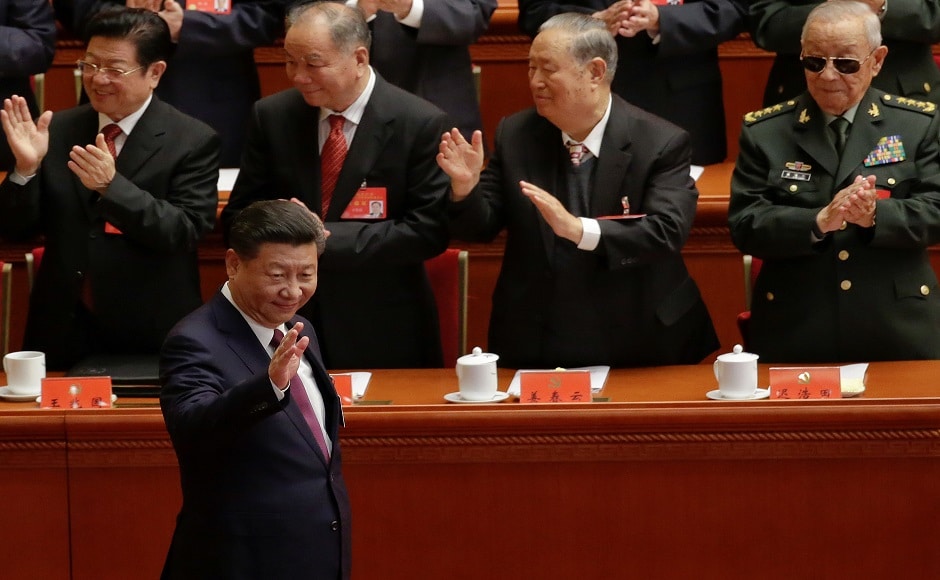 Xi set out his vision as he addressed more than 2,000 delegates in Beijing's cavernous Great Hall of the People, including 91-year-old former president Jiang Zemin. Reuters Communist Party of China holds 19th Congress: Xi Jinping vows to build modern socialist country
