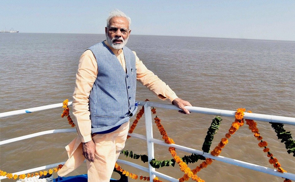 While launching his "dream project", Modi blamed the previous UPA government for delaying the venture by creating hurdles in the name of environment. PTI Narendra Modi visits Gujarat; inaugurates Ghogha-Dahej ferry service, projects worth Rs 1,140 cr