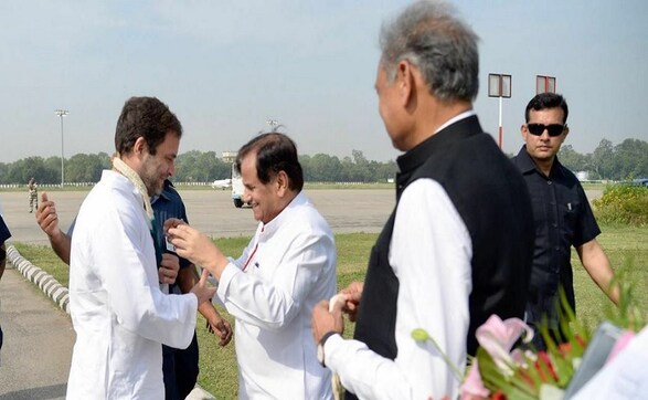 Rahul Gandhi targets Narendra Modi, Centre at his Navsarjan Yatra in poll-bound Gujarat Rahul Gandhi targets Narendra Modi, Centre at his Navsarjan Yatra in poll-bound Gujarat