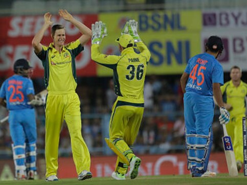 India vs Australia: Jason Behrendorff's first over wickets pegged hosts back, says Bhuvneshwar Kumar India vs Australia: Jason Behrendorff's first over wickets pegged hosts back, says Bhuvneshwar Kumar