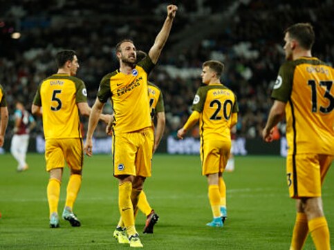 Premier League: Glenn Murray's double strike helps Brighton and Hove Albion defeat West Ham Premier League: Glenn Murray's double strike helps Brighton and Hove Albion defeat West Ham