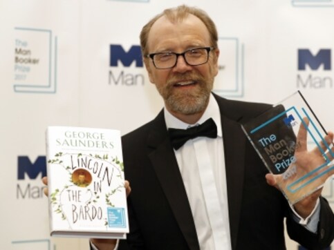 US author George Saunders win 2017 Man Booker prize for novel on death of Abraham Lincoln's son US author George Saunders win 2017 Man Booker prize for novel on death of Abraham Lincoln's son