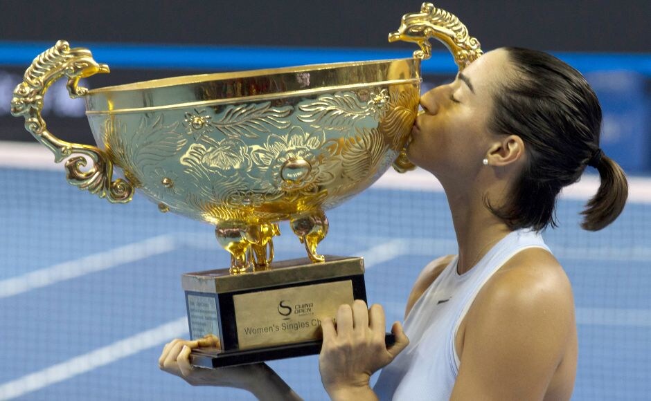 Caroline Garcia defeated soon-to-be-No 1 Simona Halep 6-4, 7-6 (3) in the women's singles final of China Open. AP Rafael Nadal wins 6th title of year at China Open; Caroline Garcia upsets newly crowned World No 1 Simona Halep