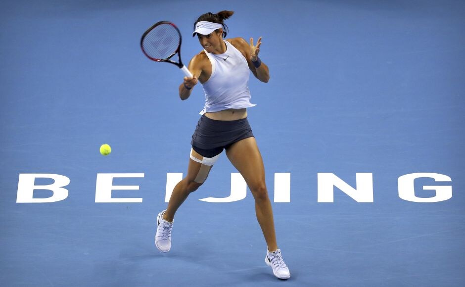 In the second-set tiebreaker, the unseeded Garcia jumped out to 4-1, and on a first match point at 6-3 with Halep serving, the Romanian netted a forehand. Garcia fell to her knees in celebration. AP Rafael Nadal wins 6th title of year at China Open; Caroline Garcia upsets newly crowned World No 1 Simona Halep