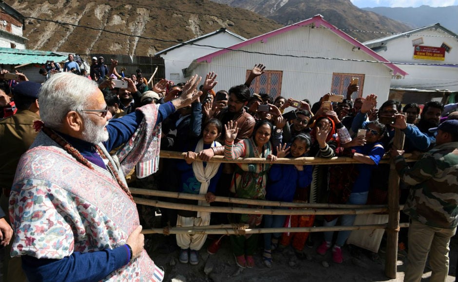 Modi said he is visiting Kedarnath with a pledge to realise the dream of a developed India by 2022. "I seek the blessings of Bhole Baba and pledge to devote myself fully to realising the dream of a developed India by the time we mark 75 years of freedom in 2022", the prime minister said. Twitter/@PIB_India Modi said he is visiting Kedarnath with a pledge to realise the dream of a developed India by 2022. "I seek the blessings of Bhole Baba and pledge to devote myself fully to realising the dream of a developed India by the time we mark 75 years of freedom in 2022", the prime minister said. Twitter/@PIB_India
