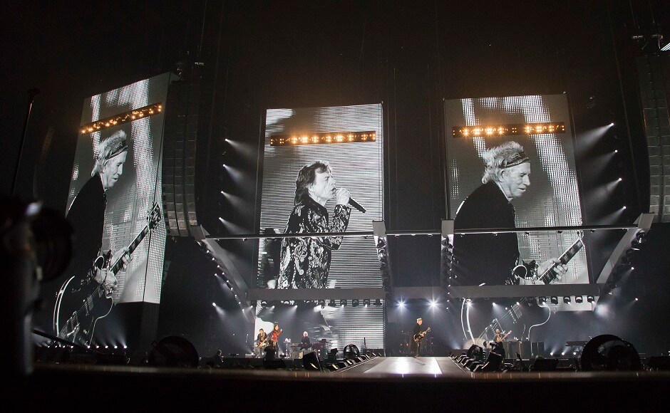 They are playing classics like Gimme Shelter, Paint It Black, Jumpin Jack Flash and Brown Sugar besides some "surprises". Image from AP They are playing classics like Gimme Shelter, Paint It Black, Jumpin Jack Flash and Brown Sugar besides some "surprises". Image from AP