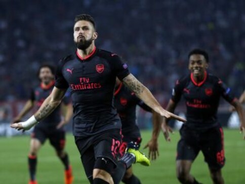 Europa League: Olivier Giroud strike helps Arsenal keep perfect campaign intact; Everton stunned by Lyon Europa League: Olivier Giroud strike helps Arsenal keep perfect campaign intact; Everton stunned by Lyon
