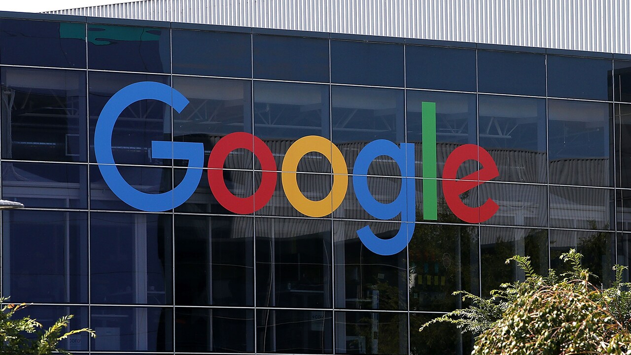 Google logo seen within its headquarters. Image: Getty