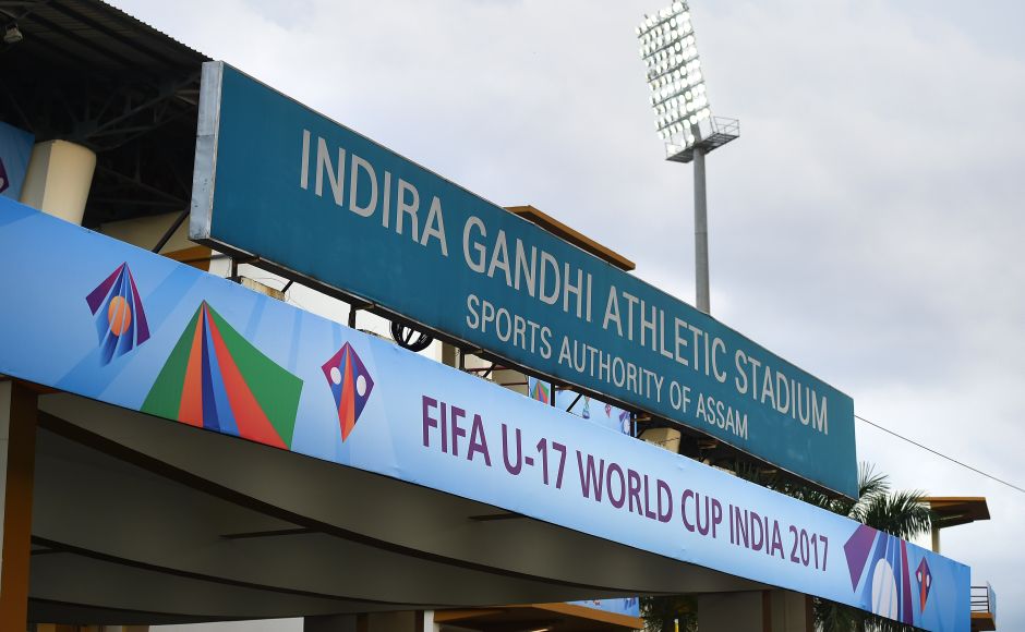 The Indira Gandhi Athletic Stadium in Guwahati played host to the second round of Group E matches that featured the clash between France and Japan. GettyImages