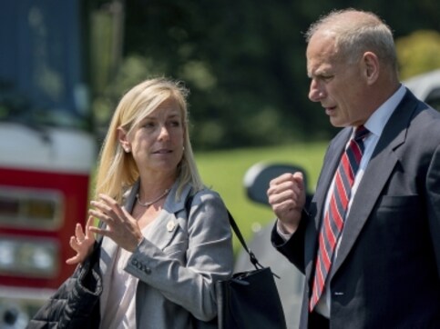 Donald Trump nominates senior White House official Kirstjen Nielsen as Secretary of Homeland Security Donald Trump nominates senior White House official Kirstjen Nielsen as Secretary of Homeland Security
