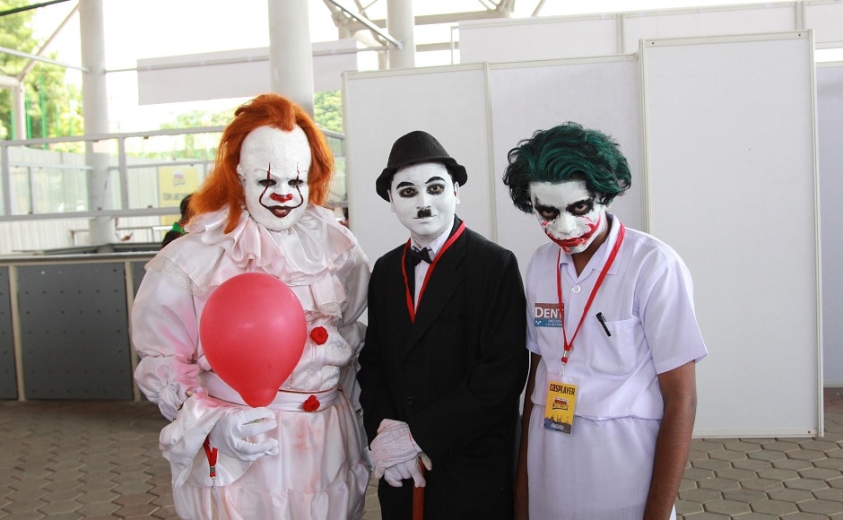 The 5th Edition of Maruti Suzuki Hyderabad Comic Con saw eager cosplayers swamping the venue. Participants dressed as Pennywise the clown, Charlie Chaplin and The Joker.
