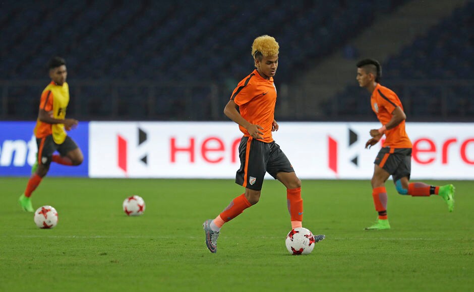 Komal Thatal's goal-scoring abilities that saw him notch nine goals so far and his dribbling skills coupled with a solid pace will trouble India's opponents. They will first face United States on Friday followed by matches against Colombia and Ghana on the 9th and 12th of October respectively. AP India gear up for their opening match against the USA in FIFA U-17 World Cup 2017