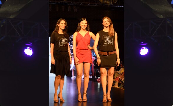 Shruti Haasan walks the ramp as showstopper for Bhavana Pandey's fashion house Shruti Haasan walks the ramp as showstopper for Bhavana Pandey's fashion house