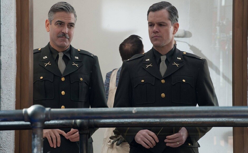 The Monuments Men, the 2014 war drama directed by George Clooney, saw Damon in the lead role with an ensemble cast that included the likes of Clooney, Bill Murray, John Goodman, Jean Dujardin, Bob Balaban and Cate Blanchett. Image via Facebook The Monuments Men, the 2014 war drama directed by George Clooney, saw Damon in the lead role with an ensemble cast that included the likes of Clooney, Bill Murray, John Goodman, Jean Dujardin, Bob Balaban and Cate Blanchett. Image via Facebook