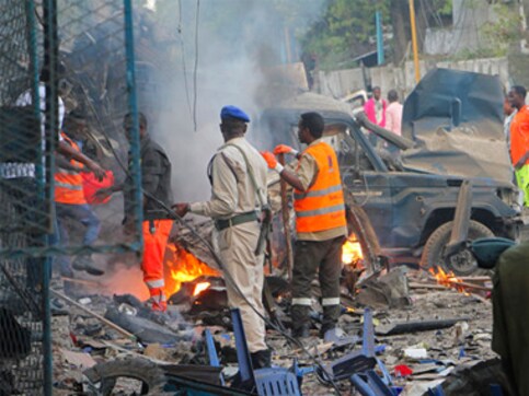 Mogadishu hotel blast: 23 dead, more than 30 wounded in suicide attack; Al-Shabab claims responsibility Mogadishu hotel blast: 23 dead, more than 30 wounded in suicide attack; Al-Shabab claims responsibility
