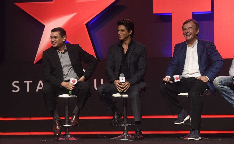 "It is a huge honour to host this show. When two giants like Star India and TED come together we're sure to fire up a billion imaginations," says Shah Rukh Khan on being a part of the team. Shah Rukh Khan attends launch of TED Talks India Nayi Soch by Star Plus