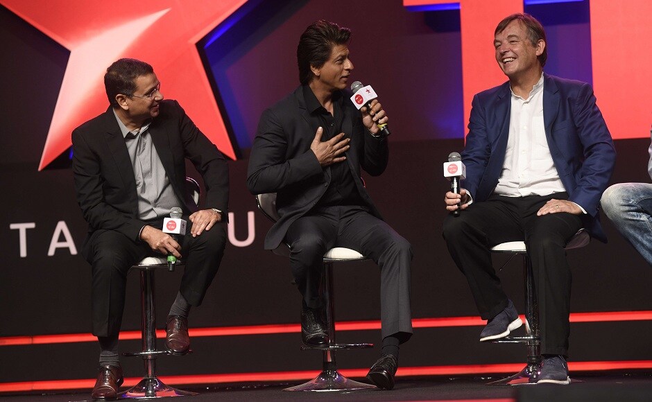 Star India brings to viewers ‘TED Talks India Nayi Soch’ on Star Plus hosted by Shah Rukh Khan. Shah Rukh Khan attends launch of TED Talks India Nayi Soch by Star Plus