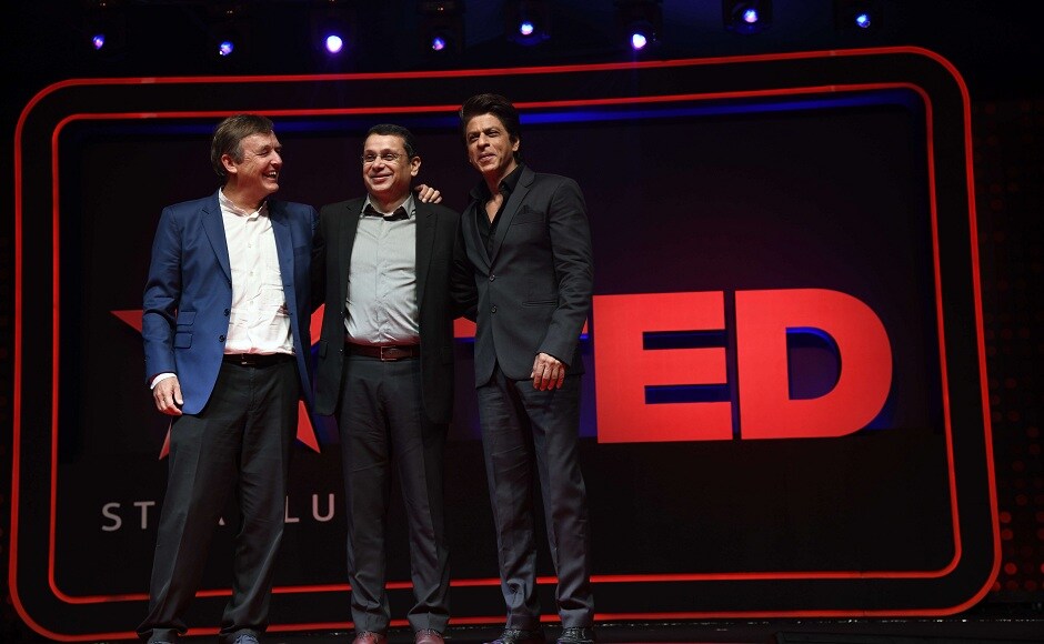 “TED Talks India Nayi Soch marks an unprecedented step in TED’s ongoing effort to bring big ideas to curious minds around the world," says Chris Anderson. Shah Rukh Khan attends launch of TED Talks India Nayi Soch by Star Plus