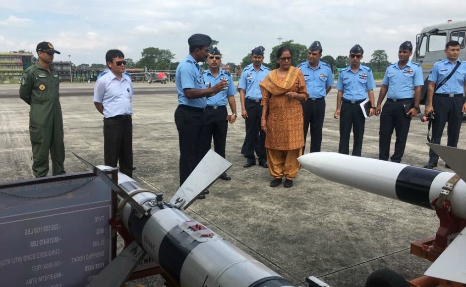 The visit to Tezpur was part of Sitharaman's maiden visit to the Eastern Command after she took over the charge of the defence ministry from Arun Jaitley on 6 September 2017. Twitter @DefenceMinIndia Defence Minister Nirmala Sitharaman visits Indian Army, IAF bases in Tezpur after trip to Nathu La border
