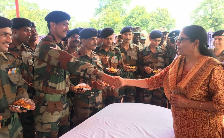 Sitharaman was briefed about the security preparedness along the border in the Sikkim sector by the GOC, Eastern Command Lt Gen Abhay Krishna. Vice-Chief of Army Staff Lt Gen Sarath Chandra was also present at the meeting. Twitter @DefenceMinIndia Defence Minister Nirmala Sitharaman visits Indian Army, IAF bases in Tezpur after trip to Nathu La border