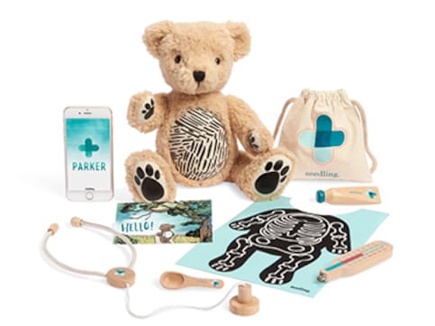 Parker, the AR-ready teddy bear from Seedling, is now available at the Apple Store for $59.95 Parker, the AR-ready teddy bear from Seedling, is now available at the Apple Store for $59.95