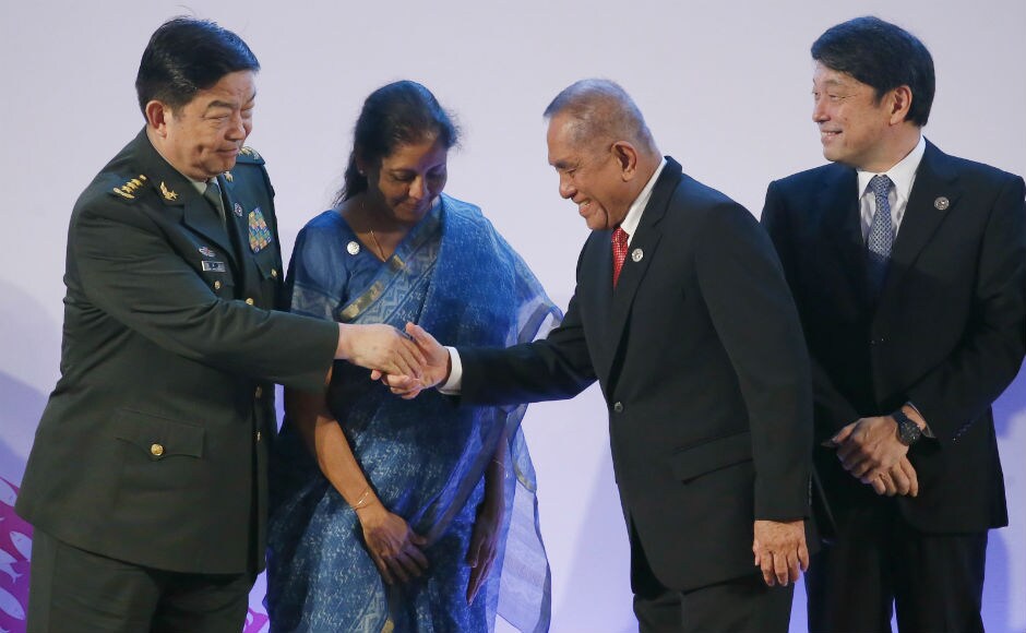 Sitharaman is likely to hold bilateral talks with her counterparts from a number of countries, defence ministry officials said. Sitharaman is also likely to assert India's position on the issues at the gathering. AP Sitharaman is likely to hold bilateral talks with her counterparts from a number of countries, defence ministry officials said. Sitharaman is also likely to assert India's position on the issues at the gathering. AP