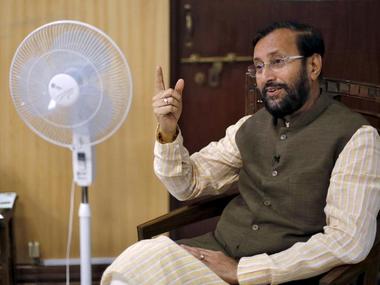 File image of Union HRD minister Prakash Javadekar. Reuters