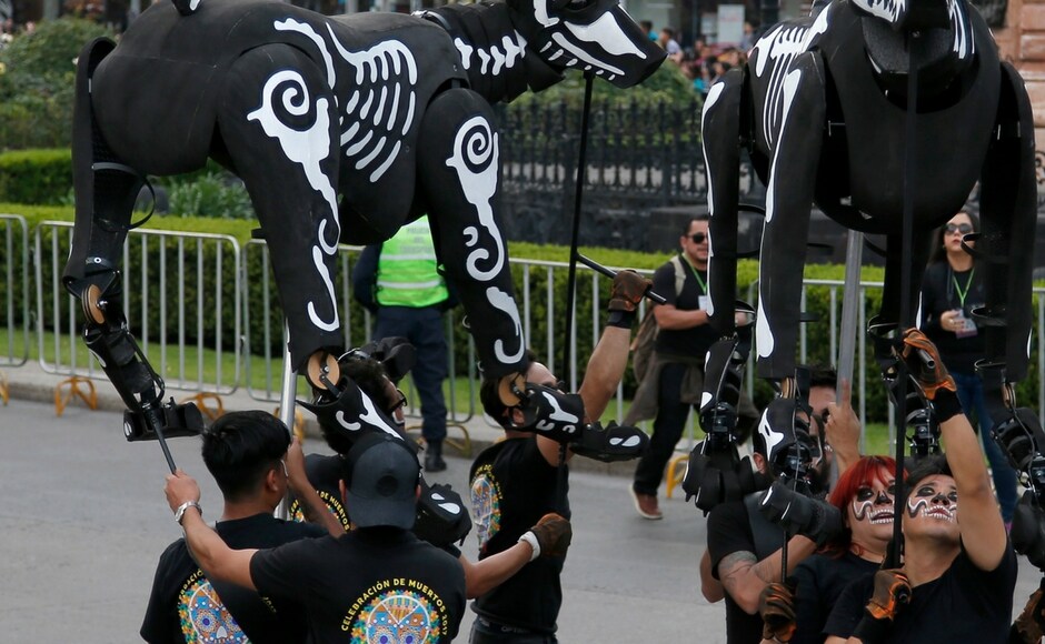 'We must not forget that the country is in mourning because there are many who do not have a home." said one participant, Guadalupe Perez. AP 'We must not forget that the country is in mourning because there are many who do not have a home." said one participant, Guadalupe Perez. AP