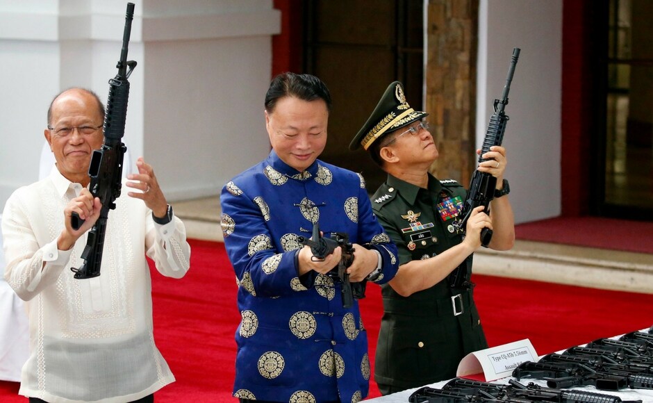 Lorenzana announced there were no more militants, known locally as coming from the Maute group, providing resistance following an intense final battle after which 42 bodies were recovered. Getty Images Philippines announces end of five-month long battle against Islamic State in Marawi
