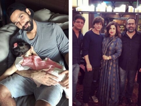 Shahid Kapoor smiles as Misha sleeps; Shah Rukh Khan's filmy get together: Social Media Stalkers' Guide Shahid Kapoor smiles as Misha sleeps; Shah Rukh Khan's filmy get together: Social Media Stalkers' Guide
