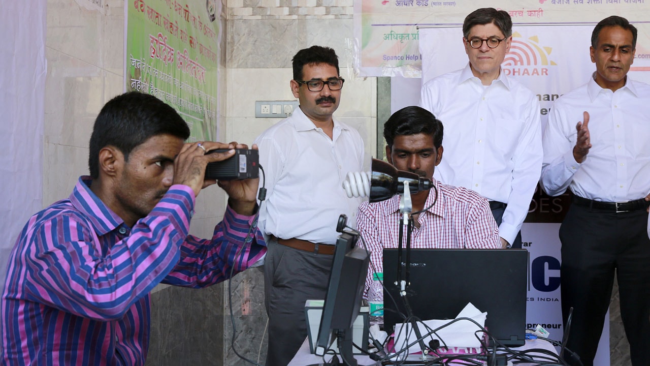 Aadhaar enrollment. Image: Reuters