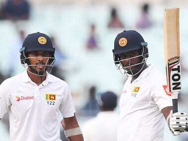 India vs Sri Lanka: Angelo Mathews, Lahiru Thirimanne put visitors in control on Day 3 after hosts dismissed for 172