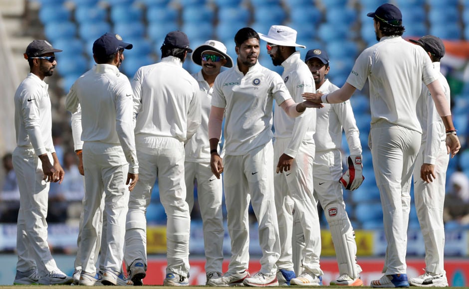 Fast bowler Umesh Yadav picked a couple of wickets and remained on 99 wickets when the match ended. AP Fast bowler Umesh Yadav picked a couple of wickets and remained on 99 wickets when the match ended. AP