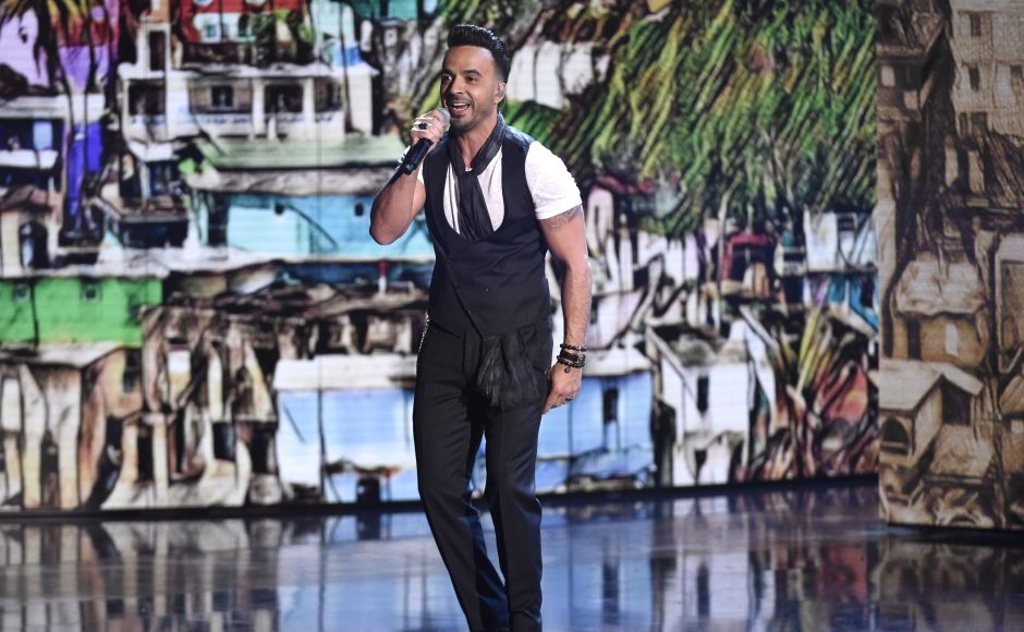 Luis Fonsi performs "Despacito" at the 18th annual Latin Grammys. Fonsi dedicated his awards to his native Puerto Rico, as did several other artists throughout the three-hour show, which opened with a moment of silence for the storm-ravaged island. AP Luis Fonsi performs "Despacito" at the 18th annual Latin Grammys. Fonsi dedicated his awards to his native Puerto Rico, as did several other artists throughout the three-hour show, which opened with a moment of silence for the storm-ravaged island. AP