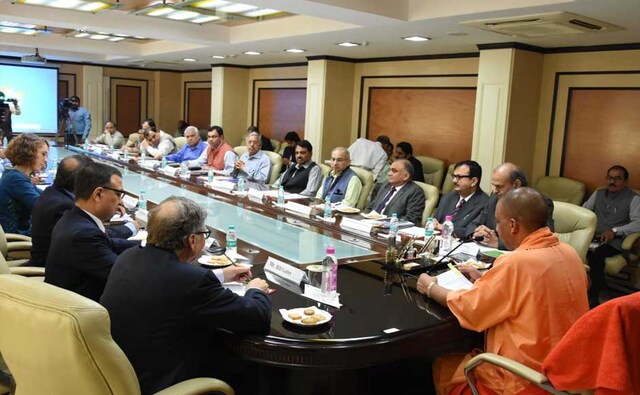 The chief minister met Gates, co-chair and trustee of the Bill and Melinda Gates Foundation, at the Shastri Bhawan in Lucknow. The state government will sign an MoU with the foundation to commence the immunisation programme. Twitter @CMOfficeUP The chief minister met Gates, co-chair and trustee of the Bill and Melinda Gates Foundation, at the Shastri Bhawan in Lucknow. The state government will sign an MoU with the foundation to commence the immunisation programme. Twitter @CMOfficeUP