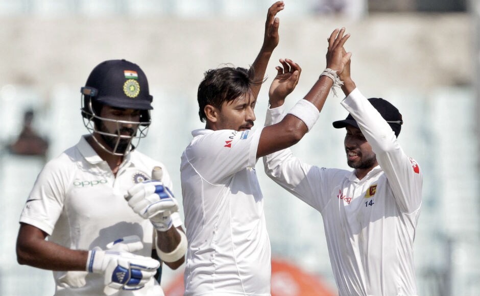 India didn't start the Day 5 on a good note as Suranga Lakmal once again troubled the hosts. He removed KL Rahul, Cheteshwar Pujara and Ajinkya Rahane in no time. AP India didn't start the Day 5 on a good note as Suranga Lakmal once again troubled the hosts. He removed KL Rahul, Cheteshwar Pujara and Ajinkya Rahane in no time. AP