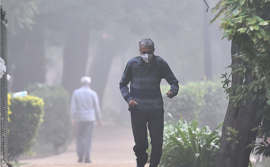 To counter the smog, Delhiites can be seen wearing air masks on streets. Sales of air purifiers have also gone up since the city faced the smog problem. PTI Delhi smog: Schools reopen in capital even as air pollution continues to choke city