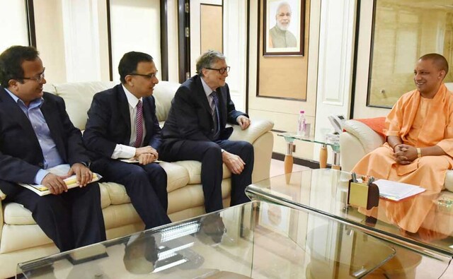 Gates said in the meeting that his organisation would like to help the state in controlling vector-borne diseases and improve sanitation, solid waste management and agriculture production techniques. Twitter @CMOfficeUP Gates said in the meeting that his organisation would like to help the state in controlling vector-borne diseases and improve sanitation, solid waste management and agriculture production techniques. Twitter @CMOfficeUP