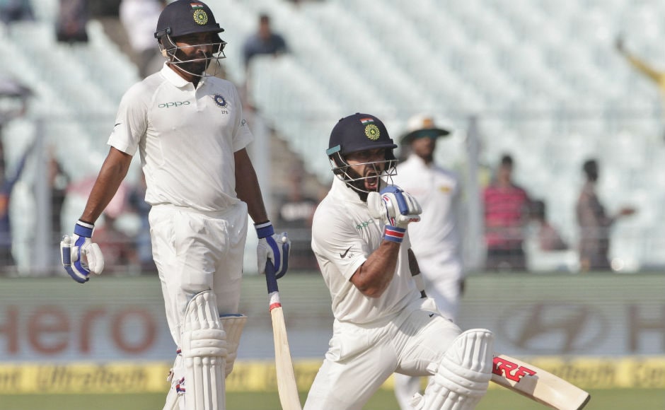 Virat Kohli scored his 50th international century with a fantastic six over covers. Thanks to his ton, India were able to set a target of 231 for Sri Lanka to chase. AP Virat Kohli scored his 50th international century with a fantastic six over covers. Thanks to his ton, India were able to set a target of 231 for Sri Lanka to chase. AP
