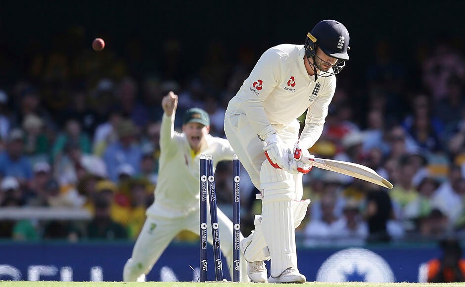 Mark Stoneman was dismissed by Pat Cummins as Australia fought back into the match. AP Mark Stoneman was dismissed by Pat Cummins as Australia fought back into the match. AP