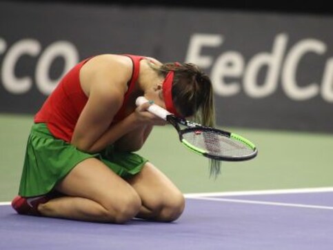 Fed Cup: After CoCo Vandeweghe's win, Aryna Sabalenka defeats Sloane Stephens to level final for Belarus Fed Cup: After CoCo Vandeweghe's win, Aryna Sabalenka defeats Sloane Stephens to level final for Belarus