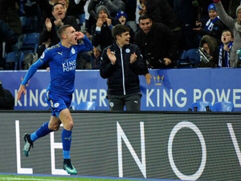 Premier League: Jamie Vardy's 100th goal helps Leicester City derail Tottenham Hotspur's title hopes Premier League: Jamie Vardy's 100th goal helps Leicester City derail Tottenham Hotspur's title hopes