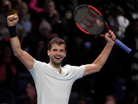 ATP Finals: Grigor Dimitrov rallies to defeat Jack Sock and set up title clash with David Goffin ATP Finals: Grigor Dimitrov rallies to defeat Jack Sock and set up title clash with David Goffin