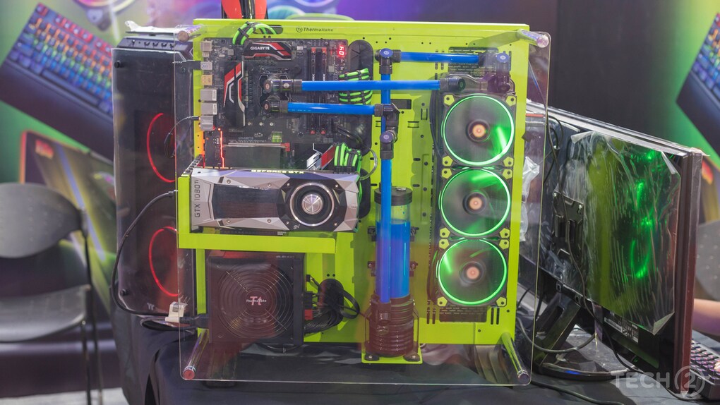 A number of PC rig builders were also present at the expo so that users can check the latest in PC hardware. Image: tech2/Rehan Hooda A number of PC rig builders were also present at the expo so that users can check the latest in PC hardware. Image: tech2/Rehan Hooda